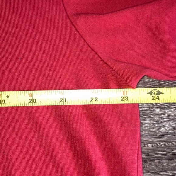 Unisex Red Faded Blue Vintage Shop T Shirt In Denton Tx - Picture 4 of 6